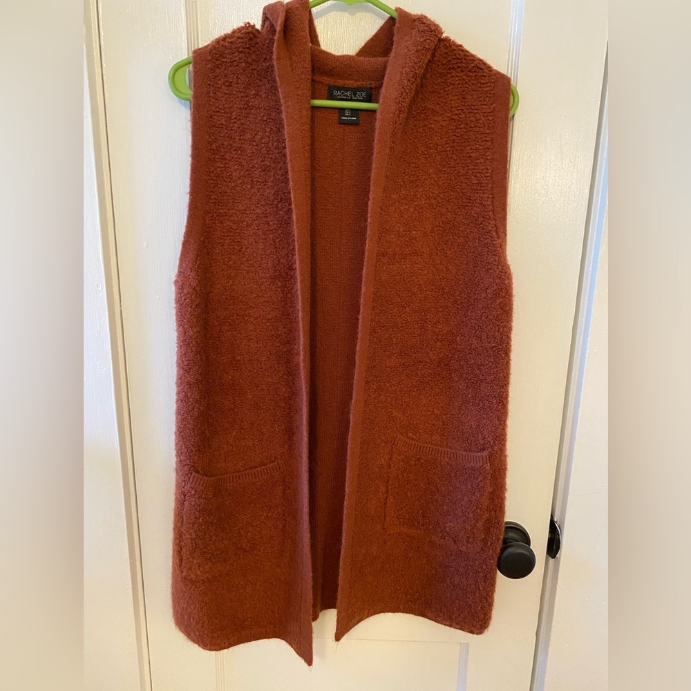 Rachel Zoe Terracotta Knit Vest